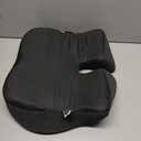 Amazon Basics Comfortable Seat Cushion for Office Chairs, Enhanced Memory Foam, Black