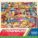 MasterPieces Kids Favorite Foods 1000-Piece Jigsaw Puzzle - Eco-Friendly Matte Finish - 19.25"x26.75" - Bonus Poster - 