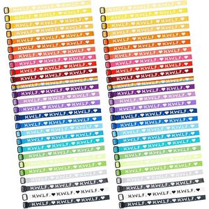 Zodaca 52-Pack Woven HWLF Bracelets for Men and Women - Adjustable He Would Love First Bracelet for Inspirational Gifts, Church Fundraisers, Sunday School (26 Assorted Colors)
