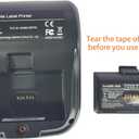 Portable Label Maker Machine with Tape, 3 Inch Thermal Sticker Label Printer, Wireless Bluetooth Barcode Label Printer for Small Business & Office, Compatible for Smartphones & PC