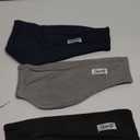 Buauty 3 Pcs Ear Warmer Muffs Headbands for Men Women, Winter Earmuffs Ear Covers for Cold Weather Running Cycling