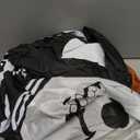 6 FT Halloween Inflatable Outdoor Decoration Skeleton Ghost Animated Skull Scary Blow Up Decor with Built-in LED Lights for Party Holiday Outside Yard Lawn Garden Indoor Home