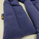 SunnyBay Microwavable Heating Pad for Neck and Shoulder, Heated Neck Wrap, Microwave Heat Pad, Weighted Beanbag Moist Hot or Cold Compress, 2.2 lbs, 26x4 Inches, Navy Blue