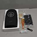 Lunix LX7 FSA LCD Touchscreen Hand Massager, Heated Air Compression, for Arthritis & Carpal Tunnel Relief, Finger Numbness & Wrist Pain Relief, Cordless Rechargeable, Charcoal Black