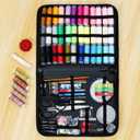 YMKWZ 206 Pcs Sewing Kit with Storage Bag Complete Needle and Thread Kit Basic Sewing Starter Set Portable Sewing Repair Kit Hand Beginner Sewing Kit DIY Sewing Supplies for Adults (2pack)