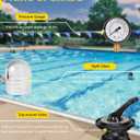 Bonbo SP0714T VariFlo Top-Mount Control Valve 1-1/2" FIP 7-Position Multiport Valve for Hayward Above Ground Pro or VL Series Sand Filter, 8.39 x 14.37 x 7.9 inches