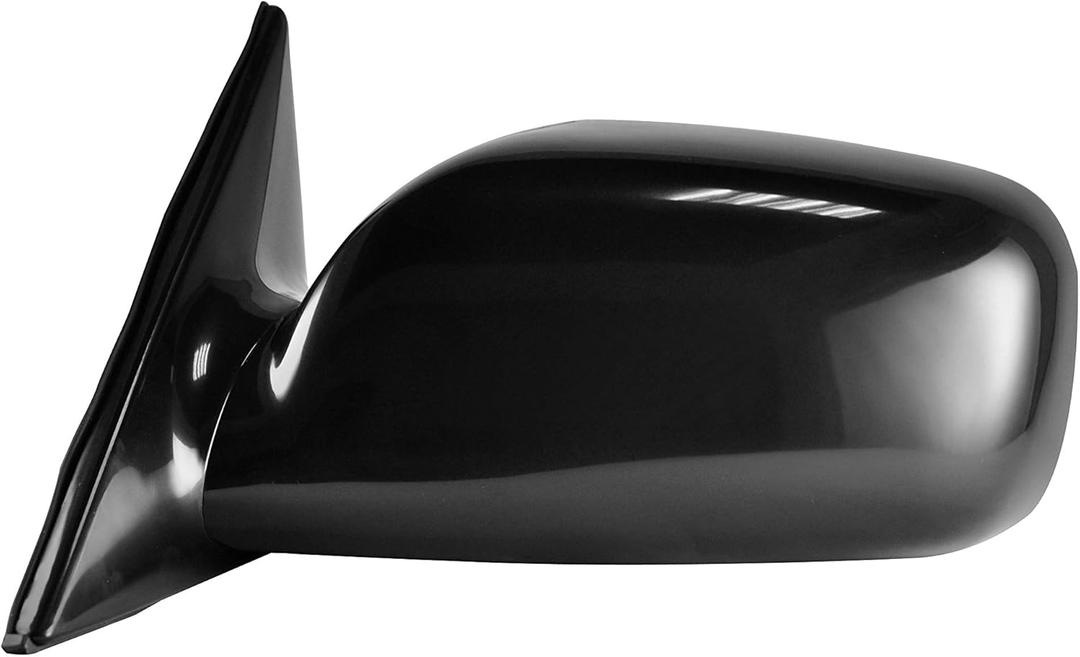 Dependable Direct Driver Side Mirror Compatible with Toyota Camry 2002-2006 - Unpainted Power Operated Non Folding Side View Mirror - TO1320210