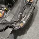 Headlight Assembly Compatible with GMC Sierra 2014-2018 1500 | 2015-2019 2500HD/3500HD Base/Denali/SLE/SLT, Halogen Headlamp Replacement W/O LED DRL, With Bulbs, Chrome Housing White Reflector