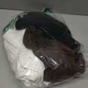 Ficerd 3 Pack Women's Thermal Long Sleeve Shirts Fleece Lined Scoop Neck Stretch Fitted Tops Winter Base Layer Underwear (Large, Black, White, Dark Coffee), Size L