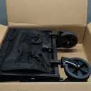 34'' Extra Long Collapsible Wagons Carts Foldable, 360LBS Heavy Duty Folding Beach Wagon Cart with Wheels, Portable Utility Outdoor Wagon for Grocery, Shopping, Garden, Sports, Camping, Black