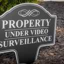 Property Under Video Surveillance Sign 10x14 Metal, 3-Pack