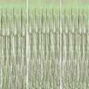 3 Pack Foil Fringe Backdrop - Light Green Shiny Tinsel Curtains for Party Decoration/Photo Booth Props - 3.3x8.2 FT Metallic Foil Backdrop for Birthday, Wedding, Graduation, Christmas