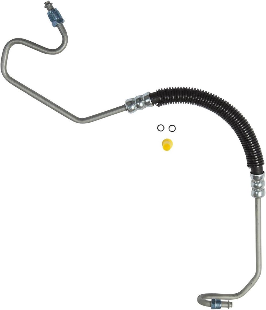 Edelmann 80263 Power Steering Pressure Hose: Replacement for - 1996 GM Trk; C & K Series, Suburban, Tahoe, Yukon, Black