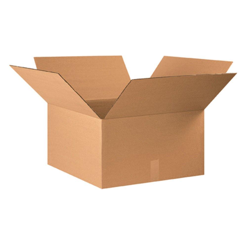 BOX USA Shipping Boxes Medium 22"L x 22"W x 12"H 10-Pack - Corrugated Cardboard Box for Moving, Mailing, Packing, Packaging and Storage