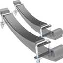 Wyckoff Helper Spring Kit, 500 LBS Load Capacity Leaf Spring Helper Kit for Pickup Trucks, SUVs, Trailers, Enhance Rear Suspension and Towing Capacity, Easy to Install