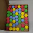 Sumind 48 Pieces Foam Balls Bulk Rounds Refill Balls Soft Foam Bullet Replacement Refill Pack for Blasters Guns for Kids Birthday Party Games Favors Gifts for Boys and Girls(Red, Blue, Green, Yellow)