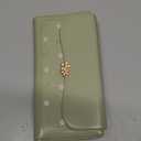 Womens Wallet Leather Credit Card Holder RFID Blocking Trifold Long Ladies Purse with Zipper Pocket