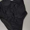 KRLAGAPAS Women's Black Sexy One Piece Bathing Suit Swimsuit High Cut Cheeky Coverage, SW07Black XL