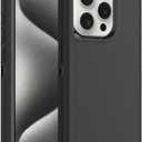 Case for iPhone 15 Pro Max, Heavy-Duty Tough Rugged Shockproof Drop Protective Cover Phone Cases, Black