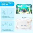 Interactive Cat Toy for indoor Cats, Upgraded Cat Water Mat with Fish - Thickened 0.7mm Enrichment Stimulating Water Sensory Play Mat, Water Bed Toys for Bored Adult Kitten Cats to Exercise & Hunting