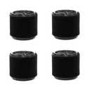 4-Pack Replacement Wet Pick-Up Vacuum Filters for Ridgid VF3700 / Workshop WS14045F, Heavy Duty Foam Elements for Wet/Dry Shop Vacuums (3 to 4.5 Gallon)
