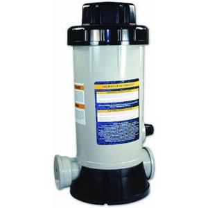 HYDROTOOLS By SWIMLINE 87503 Premium Off-Line Automatic Chlorine Feeder Chlorinator Adjustable Output 9.0 Lbs Capacity | Universal Compatibility | Above Ground & Inground Swimming Pool Bromine Install