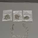 PH PandaHall 4pcs Rhinestone Shoe Chains Jewelry Shoe Charms Chains Glitter Boot Strap Chain Tassel Bling Shoe Chain Alloy Shoe Accessory Decoration for Women Decor Bag Clothes Crafts, Platinum