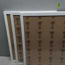 White 16x20 Frame Set of 3 - Rustic Woodgrain 16 x 20 Poster Frame with Plexiglass for Wall Gallery Display, 16x20 Picture Frame for Puzzles, Artwork, Photos and Posters - Ideal Christmas Day