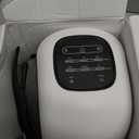 Auxoliev Knee Massager for Pain Relief, Cordless Knee Massager with Heat and Vibration, 3 in 1 Masajeador de rodilla for Swelling, Stiff Joints, Stretched Ligaments and Muscle Injuries (White)