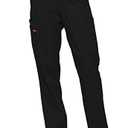 Dickies Women's EDS Signature Scrubs Missy Fit Pull-On Cargo Pant, Black, X-Large