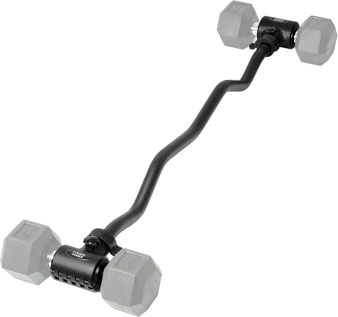 Dumbbell to Barbell Converter, Home Gym Weight Lifting Bar, 220LB Capacity