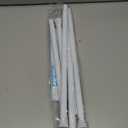 2PCS White Spring Curtain Rods for Windows 23 to 46 Inch, Adjustable Extendable Pressure Tension Curtain Rods No Drilling, Small Tension Rod for Doorway Bedroom Closet Door Kitchen