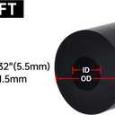 EVIL ENERGY 7/32 Silicone Vacuum Tubing Hose Line 50FT 130PSI Max Pressure Black (5.5mm ID)