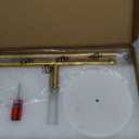 Gold Hand Towel Holder Stand with Heavy Marble Base, T-Shape Towel Rack, Free-Standing for Bathroom Vanity Countertop, 304 Stainless Steel (Gold)