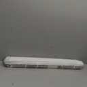 UNISHADES no Drill Cordless Roman Shades for Windows, 30" W × 64" H - 100% Blackout - Linen - Mist White
