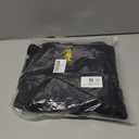 TBMPOY Women's Fleece Lined Jogger Pants Water Resistant Cargo Winter Hiking Sweatpants High Waisted Pockets Thermal Warm (Black, L)