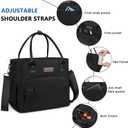 MIYCOO Lunch Bag Lunch Box Women - Leakproof Insulated Lunch Cooler Bag for Men Women - Large Lunch Tote Bags Adults, Black