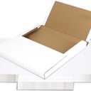 HORLIMER 25 Pack 12.8x12.8x1 Self-Sealing Shipping Boxes, Vinyl Record Mailer Cardboard Box for Mailing, Packaging, Moving Storage