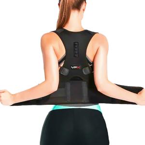 Magnetic Posture Corrector, Men and Women, Fully Adjustable Padded Back Supporter, All Day Pain Relief, Lumbar, Neck, Spine, Shoulders, Scoliosis Support (Large (Pack of 1))