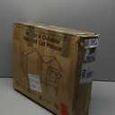 Heated Cat House for Outside Cats in Winter, Extra Large Heated Outdoor Cat House Weatherproof Insulated with Elevated Base & Escape Door, Waterproof Cat Shelter for Multiple Cats Feral Stray Kitty