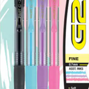 Pilot G2 Fine Point Soft Pastel Ink Pens