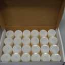 BEICHI Color Changing LED Tea Lights Bulk, 24 Pcs Flameless Tealight Candles with Colorful Lights, Battery Operated Colored Fake Candles, No Flickering Light, [White Base]