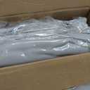 HYMOKEGE Light Grey Queen Comforter Set Seersucker 7 Pieces, All Season Luxury Bed in a Bag for Bedroom, Bedding Set with Comforters, Sheets, Pillowcases & Shams