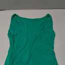 ForeFair Summer Tank Tops for Women Going Out Cute Boat Neck Casual Top Basic (Green, S)