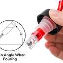 WUWEOT 12 Pack Automatic Measured Bottle Pourer, 1.5Oz Liquor Bottle Pourers, Quick Shot Spirit Pure Stoppers, Drinks Wine Cocktail Dispenser for Alcohol, Wine, Spirits, Home Bar Kitchen