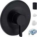 Shower and Tub Trim Kit, Compatible with Moen Posi-Temp Valve, Matte Black