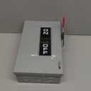 30 Amp Safety Switch, 3-Pole AC Disconnect Box, Non-Fused Durable Galvanized Steel, Heavy Duty Metal Structure, Reserved Knout-Outs Design, Anti-Corrosion, Rust-Proof, with Locking Mechanism