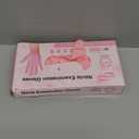 Powder-Free Nitrile Gloves, 3-mil, Disposable Nitrile Gloves, Latex-Free, Powder-Free - Pink/Fuchsia (Medium)