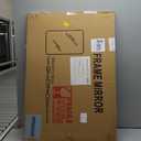 Bathroom Mirror for Wall, Black Bathroom Vanity Mirror for Over Sink 24 x 36, HD Reflection Shatterproof Mirror for Living Room Bedroom Entryway, Metal Frame Rectangular Shape