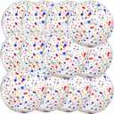 12 Pack 4th of July Patriotic Beach Balls 16" Large Inflatable Pool Ball Sequins Party Decoration PVC Jumbo Sport Ball Adults Independence Day Summer Beach Swimming Pool Water Games Party Favor